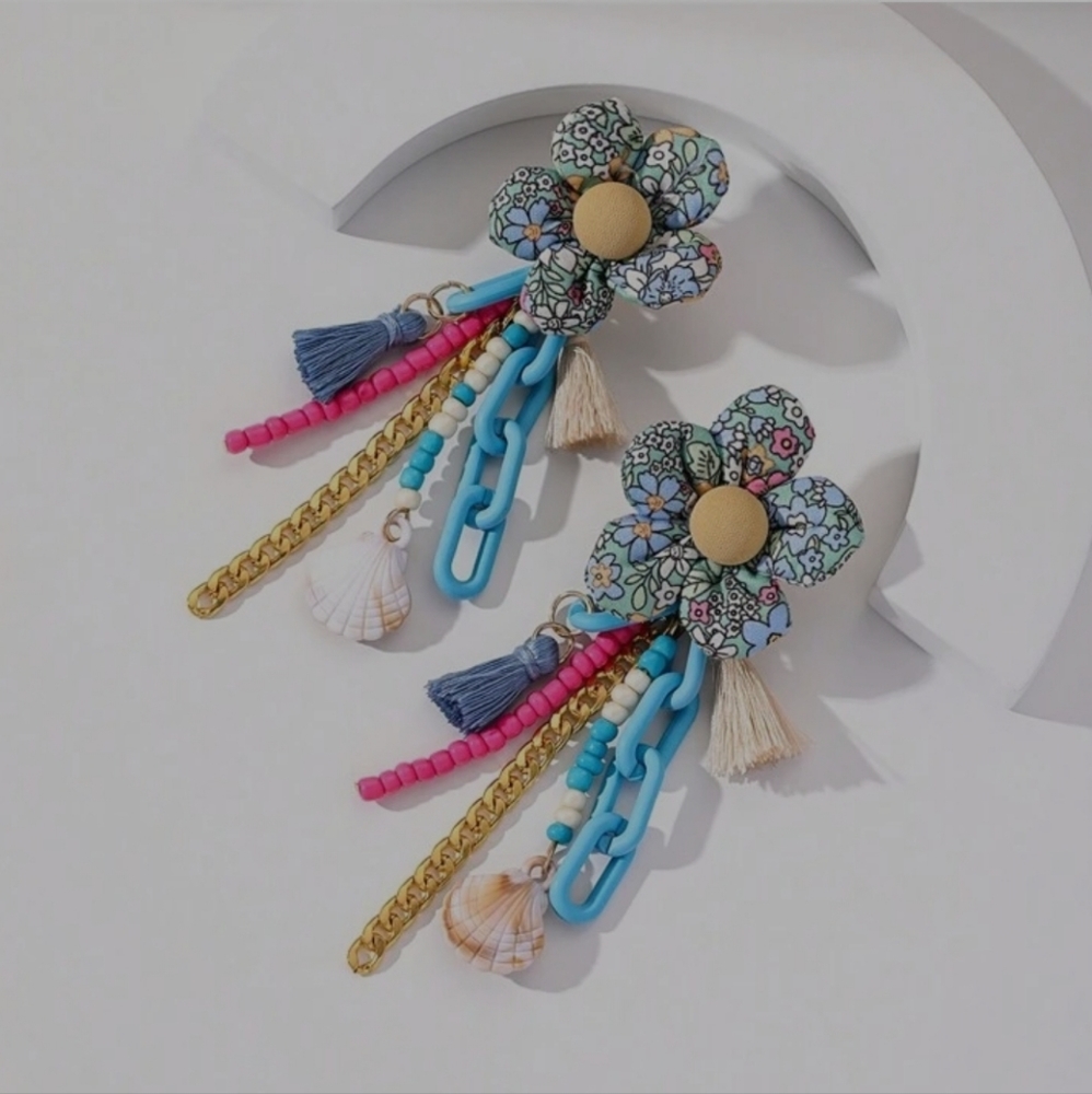 Floral Drop Earrings